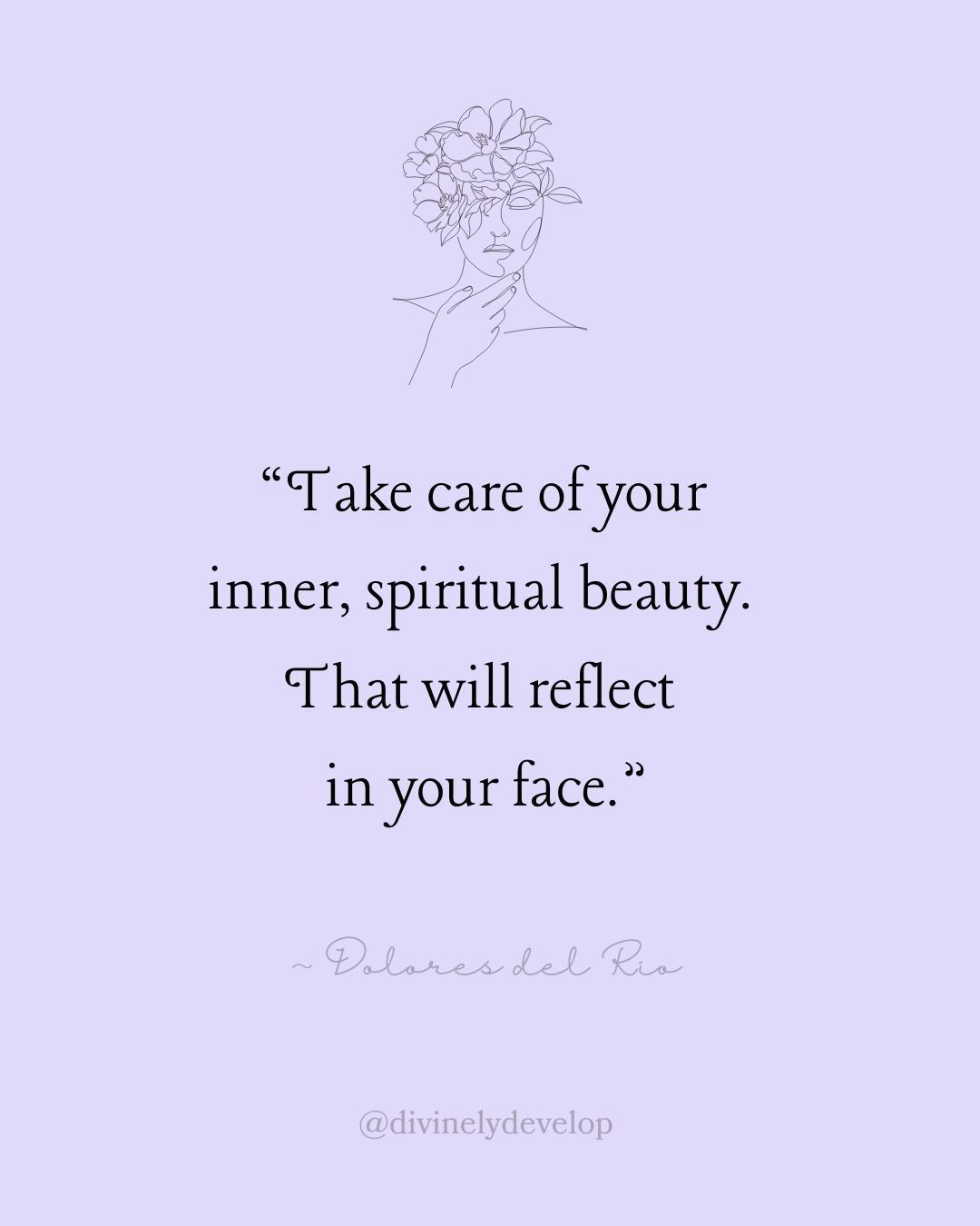 Aesthetic spiritual quote about self-improvement