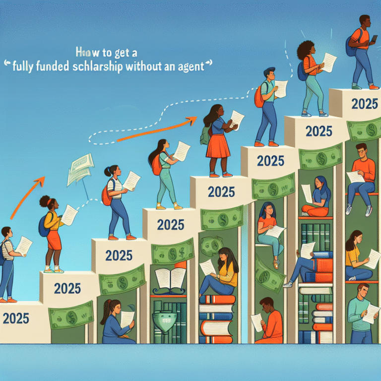 How to Get a Fully Funded Scholarship Without an Agent – 2025 Step-by-Step Guide
