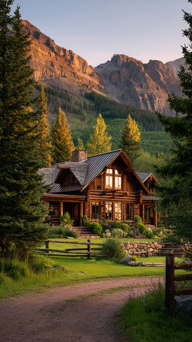 Cozy Log Cabin Embraced by Nature’s Embrace