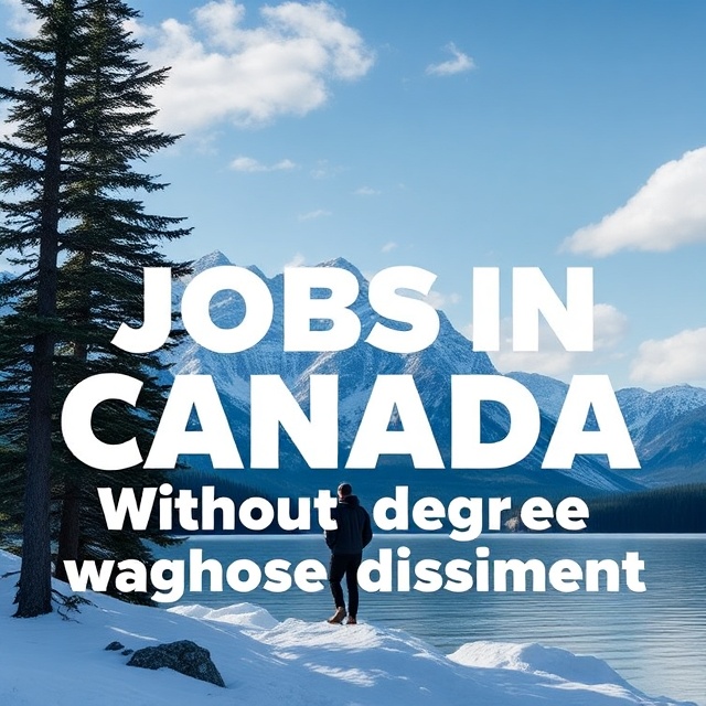 Top 15 jobs in Canada without degree requirement
