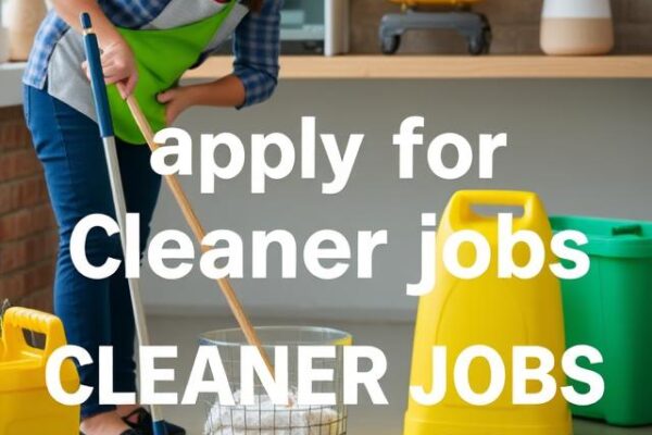 How to apply for cleaner jobs in United Kingdom step by step